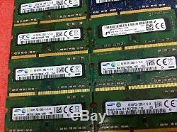 (Lot of 18) Mixed Brand 4GB PC3L-12800S DDR3 SODIMM Laptop Memory RAM R312