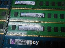 Lot of (18) Pieces 8GB 4GB PC3/PC4 Desktop Laptop RAM Memory Mixed Speed Brand