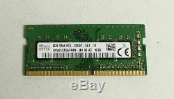 Lot of 20 x 8GB Hynix 1RX8 PC4-2400T Laptop Memory Ram HMA81GS6AFR8N-UH SODIMM