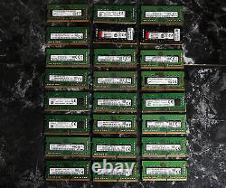 Lot of 24 8GB 1Rx8 DDR4 PC4-2666MHz SDRAM, Laptop RAM Memory SO-DIMM, TESTED