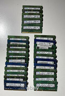 Lot of 25 4GB PC3L-12800 DDR3L-1600 Laptop Memory Ram Mixed Brands