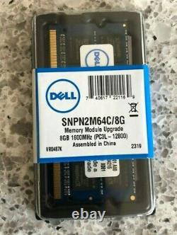 Lot of (25) 8GB Dell 2Rx8 PC3L-12800 DDR3L-1600 Laptop RAM Memory SNPN2M64C/8G