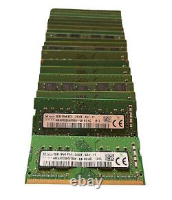 Lot of 25 8GB PC4-2400T(14), 2133P(11) Laptop Memory Ram Mixed Brands