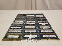 Lot of 27 4GB DDR3 1600MHz PC3-12800S Laptop SODIMM Memory RAM Mixed 108GB