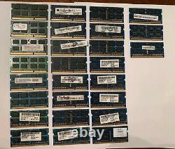 Lot of 27- 8GB 4GB DDR3 1333MHz PC3-10600S sodimm Laptop Memory SODIMM RAM