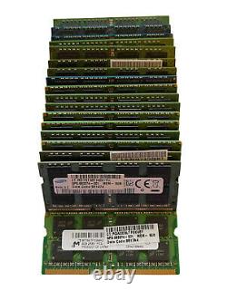 Lot of 27 8GB PC3L Laptop Memory Ram Mixed Brands