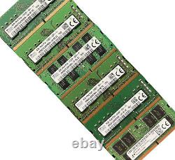Lot of 28 8GB PC4-2400T(18), 2133P(9), 2666V(1)Laptop Memory Ram Mixed Brands