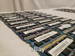 Lot of 30 4GB DDR3 1600MHz PC3-12800S Laptop SODIMM Memory RAM Mixed 120GB