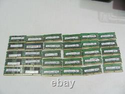 Lot of 30 Mixed Brands 8GB DDR4 PC4-2400T, PC4-2133P PC4-2666v Laptop Memory Ram