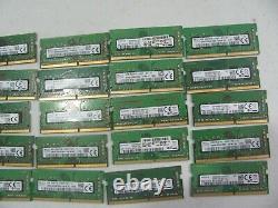 Lot of 30 Mixed Brands 8GB DDR4 PC4-2400T, PC4-2133P PC4-2666v Laptop Memory Ram