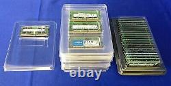 Lot of 36 LAPTOP Memory RAM Samsung Crucial + 16GB, 8GB DDR4 PC4 Tested/Working