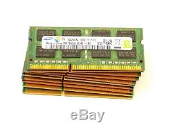 Lot of 39 RAM Sticks of 4GB DDR3 PC3 LAPTOP Memory RAM Various Brands & Speeds