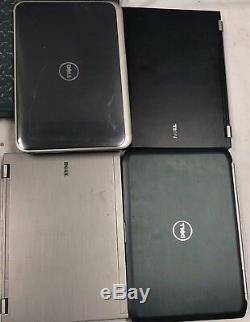 Lot of 4 laptops 4 Dell laptops. I3-i7 + 8GB RAM/Memory