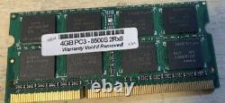 Lot of 40 4GB module PC3-8500s Laptop SODIMM DDR3 1066 MHz 204-Pin Memory RAM