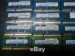 Lot of (40) Pieces 4GB PC3L-12800 DDR3 1600MHz 204 Pin Laptop RAM Memory