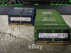 Lot of 50 8GB DDR3L Laptop RAM 1.35v Low Voltage Memory PC3L-10600S PC3L-12800S