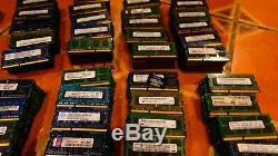 Lot of 500 DDR3 PC3 2GB Laptop RAM Mixed Speeds & Brands 2GB RAM Memory Laptop
