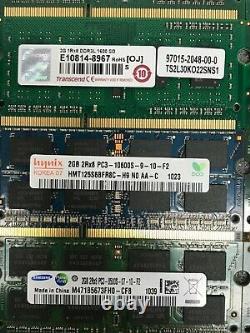 Lot of 55 / DDR3 PC3 / 2GB / Laptop Memory RAM Mixed Speeds