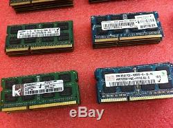 (Lot of 80) Mixed Brand 2GB PC3-10600 1333MHz DDR3 SODIMM Laptop Memory RAM R638
