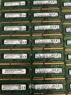 Lot of (91) 4GB PC3L-12800S DDR3 1600 MHz SO-DIMM Laptop Memory RAM Upgrade Kit