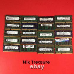 Lot of Laptop Memory RAM 2GB PC2 PC3 Mixed Brand Mixed Speed NT