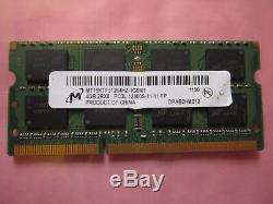 Micron 4GB PC3L 12800 1600 DDR3 Sodimm Laptop RAM Memory 1x4096MB Single Stick
