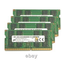 Micron 4x 16GB 2RX8 PC4-24088T PC4-19200S CL17 SO-DIMM Laptop Memory RAM Model $