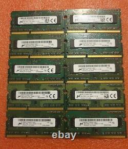 Micron Job Lot 10x4GB DDR3 PC3L-12800S 1600MHz SODIMM Laptop RAM Memory 204pin