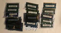 Mixed Lot 41 2GB Laptop DDR3 Memory RAM PC3-8500S PC3-10600S PC3-12800S Tested