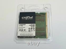 NEW SEALED Crucial RAM 32GB Kit (2x16GB) DDR4 2400 MHz CL17 Laptop Memory CHEAP