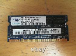 Nanya 2GB PC2-5300 DDR2 555 SODIMM Laptop RAM Memory 1 x 2048MB Stick