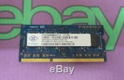 Nanya 2GB PC3 10600 1333 DDR3 Sodimm Laptop RAM Memory 1 x 2048MB Single Stick