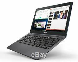 New! ASUS 11.6 Laptop Intel Celeron 2GB RAM 32GB eMMC Flash Memory -Gray