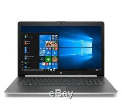 New HP 17.3 Laptop Intel i3-8130U 4GHz 20GB Memory 16GB + 4GB RAM 2TB Silver