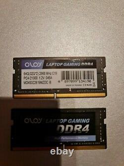 OLOy Laptop Gaming Memory DDR4 RAM 64GB (2x32GB) 2666 MHz CL19 0013