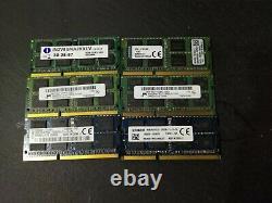 SODIMM Laptop RAM Memory Job Lot 6x8GB DDR3 PC3L-12800S 1600MHz