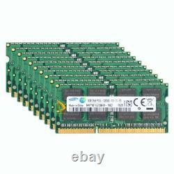 Samsung 10X 8GB 2RX8 PC3L-12800S DDR3L 1600Mhz Laptop Memory RAM Low Density #DD