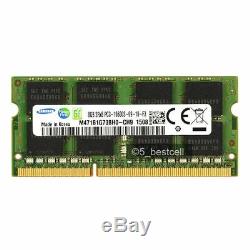 Samsung 10pcs 8GB PC3-10600 DDR3-1333MHz SODIMM 204pin Laptop Memory Ram Non-ECC