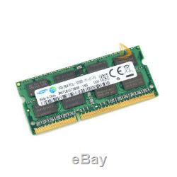 Samsung 20x 8GB 2RX8 PC3L-12800S DDR3 1600MHZ 1.35V SODIMM RAM Laptop Memory @66