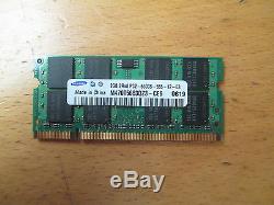 Samsung 2GB PC2-5300 DDR2 555 SODIMM Laptop RAM Memory 1 x 2048MB Stick