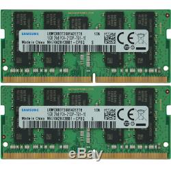 Samsung 32GB 2X16GB PC4-17000 DDR4-2133Mhz 1.2v ECC SO-DIMM Laptop Memory Ram