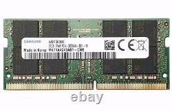 Samsung 32GB DDR4 PC4-25600 3200MHZ 260 Pin SODIMM 1.2V CL 22 laptop ram memo