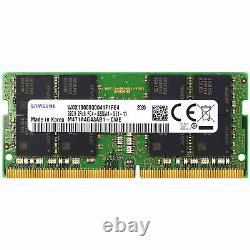 Samsung 32GB DDR4 SODIMM 3200 MHz PC4-25600 Laptop Memory RAM (M471A4G43AB1-CWE)