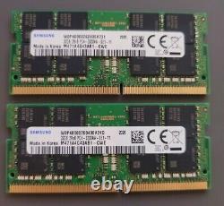 Samsung 64GB DDR4 Laptop RAM Kit PC4-3200AA 3200MHz SODIMM Memory 2x 32GB Sticks