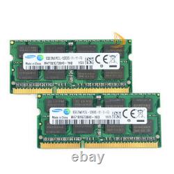 Samsung 8GB 16GB 2RX8 PC3L-12800 DDR3 1600MHZ 1.35V SODIMM RAM Laptop Memory lot