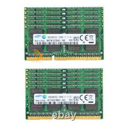 Samsung 8GB 2RX8 PC3L-12800S DDR3 1600MHZ 1.35V SODIMM RAM Laptop Memory lot@