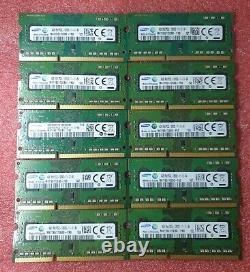 Samsung Job Lot 10x4GB DDR3 PC3L-12800S 1600MHz SODIMM Laptop RAM Memory 204pin