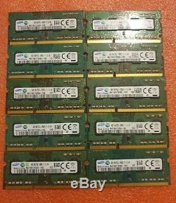 Samsung Job Lot 10x4GB DDR3 PC3L-12800S 1600MHz SODIMM Laptop RAM Memory 204pin