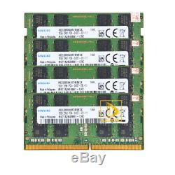 Samsung Laptop Memory 4x 16GB DDR4 2400MHz PC4-19200 SODIMM 260 pin Sodimm RAM &