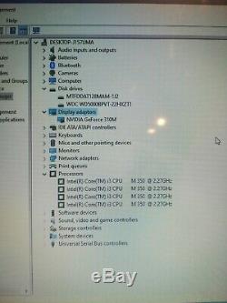 Samsung Q430 laptop Intel i3 NVidia 310M, 128Gb SSD + 500Gb HDD 4Gb ram memory